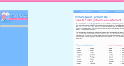 Desktop Screenshot of jolis-prenoms.com